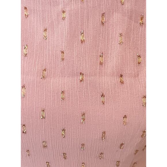 NWT Revolve x Superdown Kiki Dress •M• Mauve Strap criss-cross Fit & Flare Dress - Picture 9 of 13